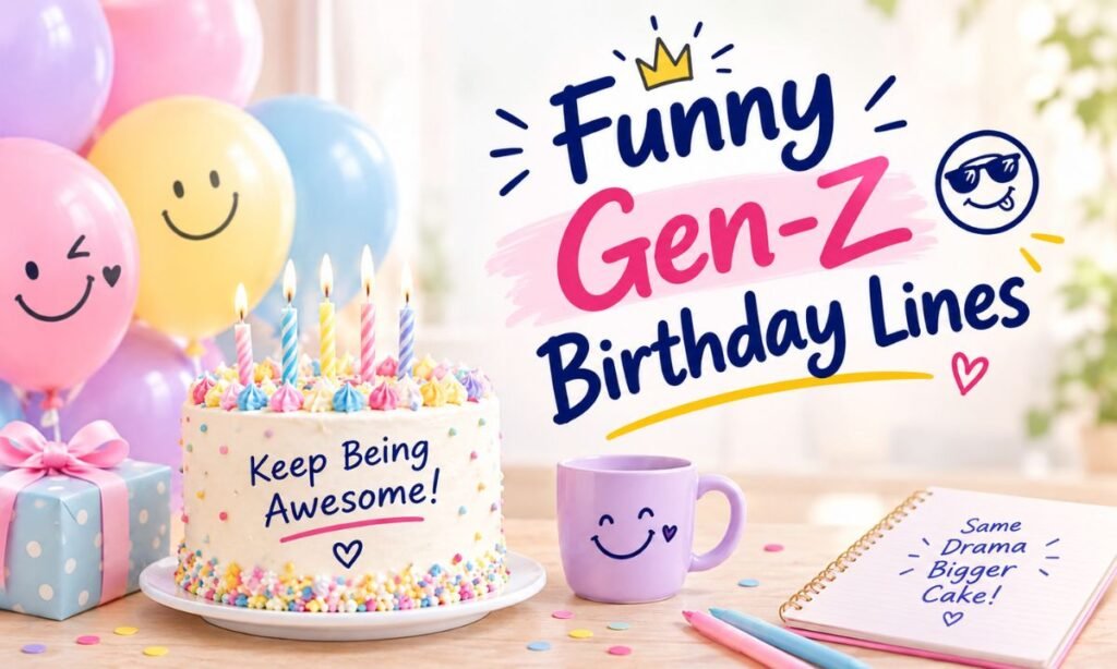 Funny Gen-Z Birthday Lines