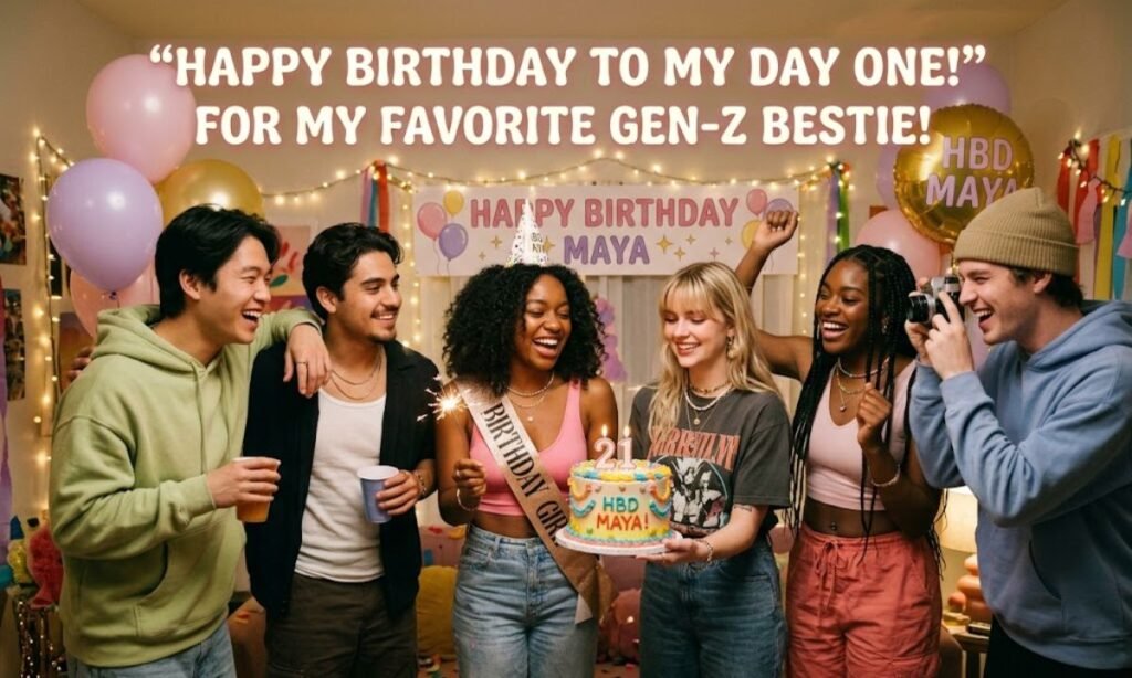 Gen-Z Happy Birthday Wishes for Your Best Friend