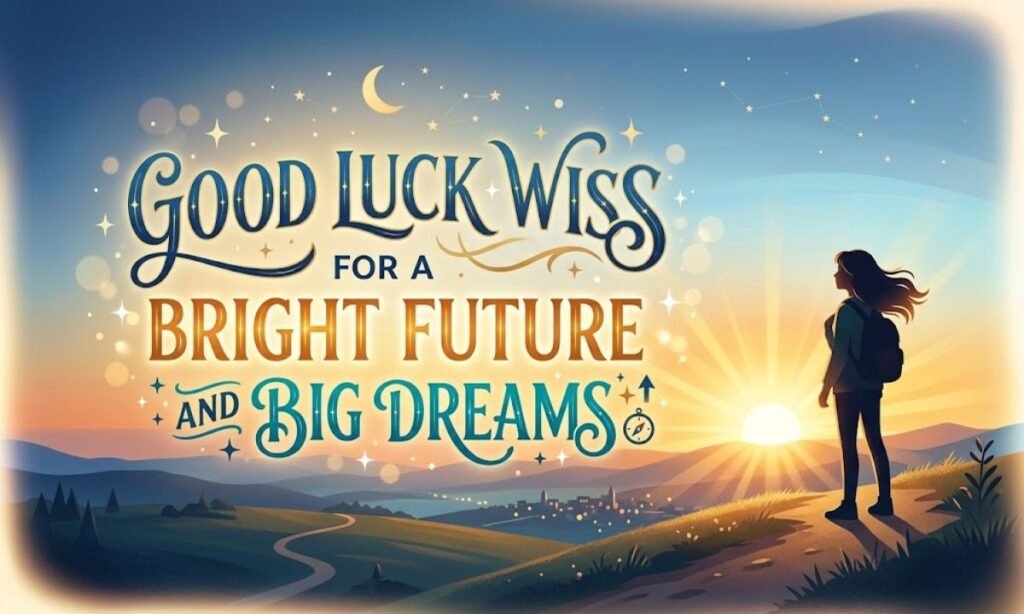 Good Luck Wishes for a Bright Future and Big Dreams 