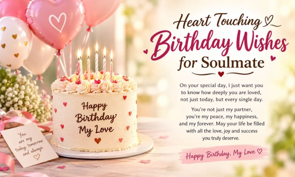 Heart Touching Birthday Wishes for Soulmate