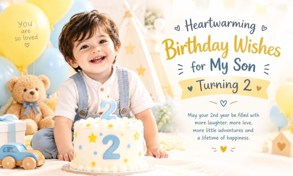 Heartwarming Birthday Wishes for My Son Turning 2