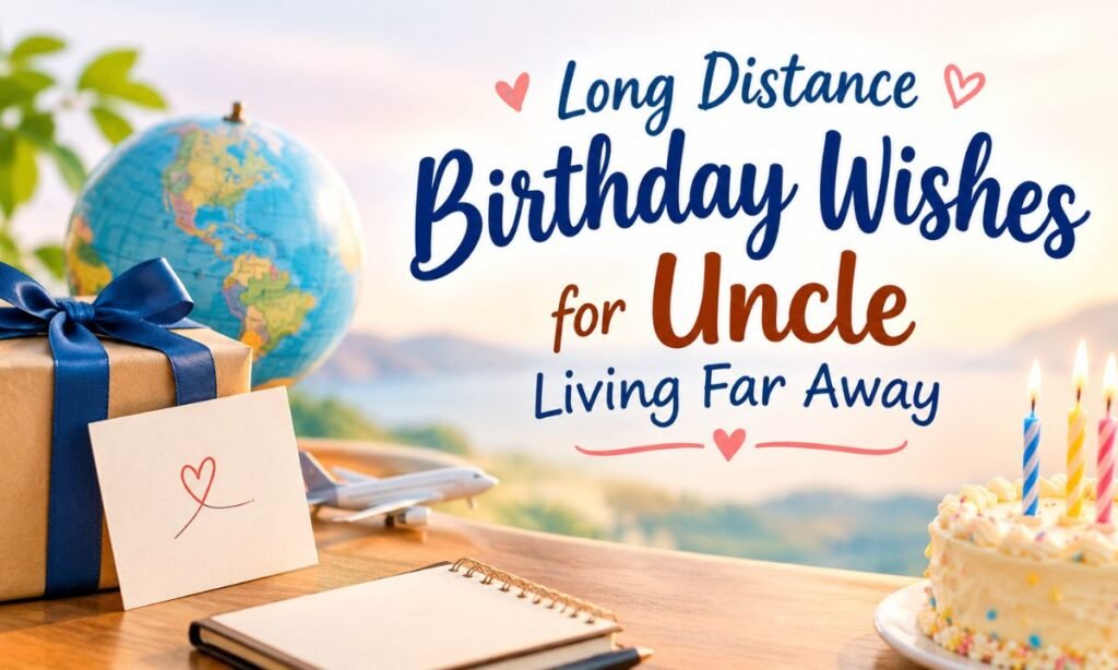 Long Distance Birthday Wishes for Uncle Living Far Away