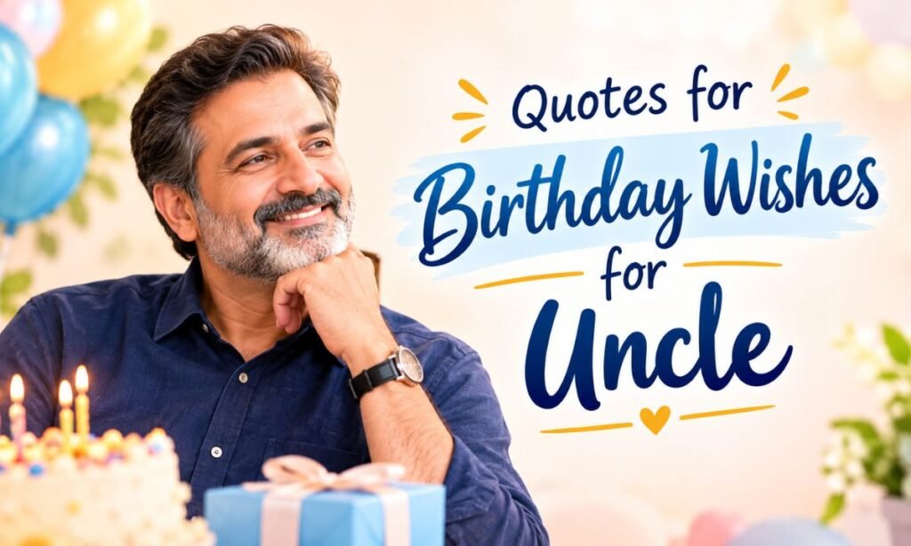 Quotes for Birthday Wishes for Uncle