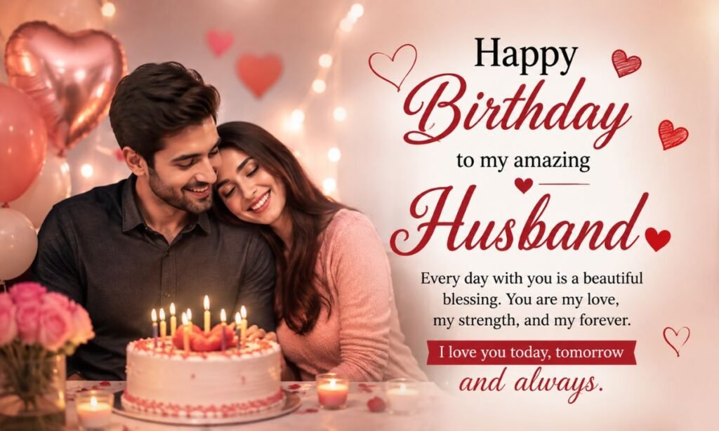 Romantic Birthday Wishes for Husband