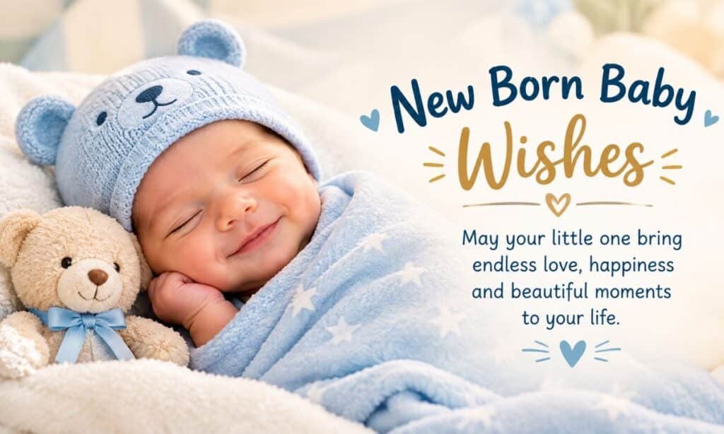 Short New Born Baby Wishes in English
