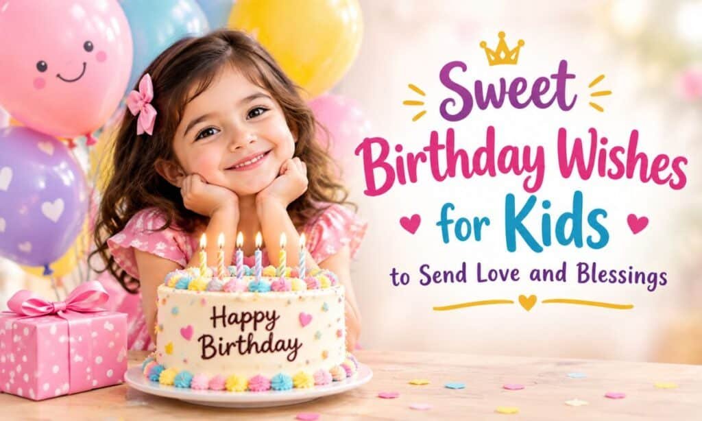 Sweet Birthday Wishes for Kids to Send Love and Blessings