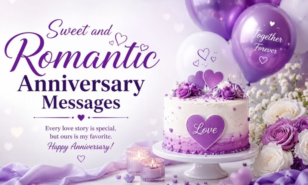 Sweet and Romantic Anniversary Messages