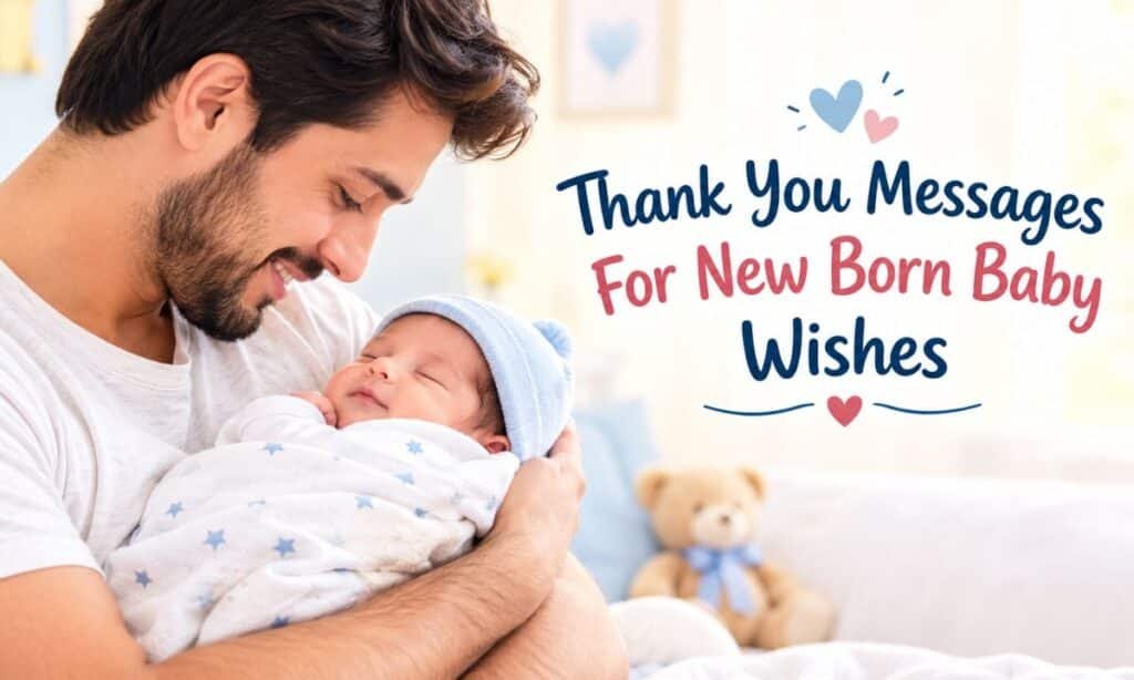 Thank You Messages For New Born Baby Wishes