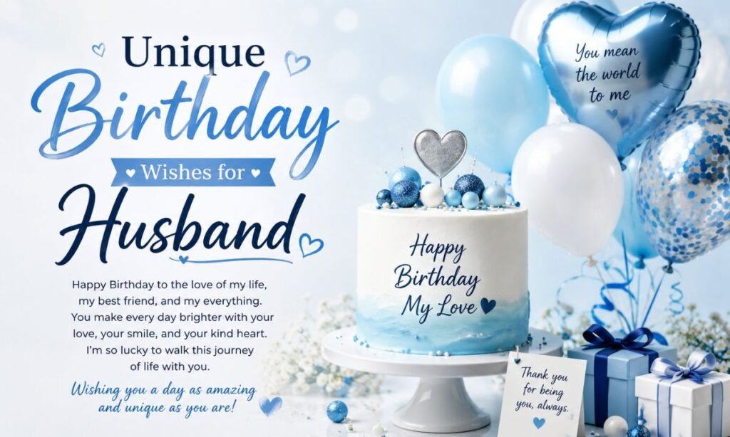 Unique Birthday Wishes for Husband