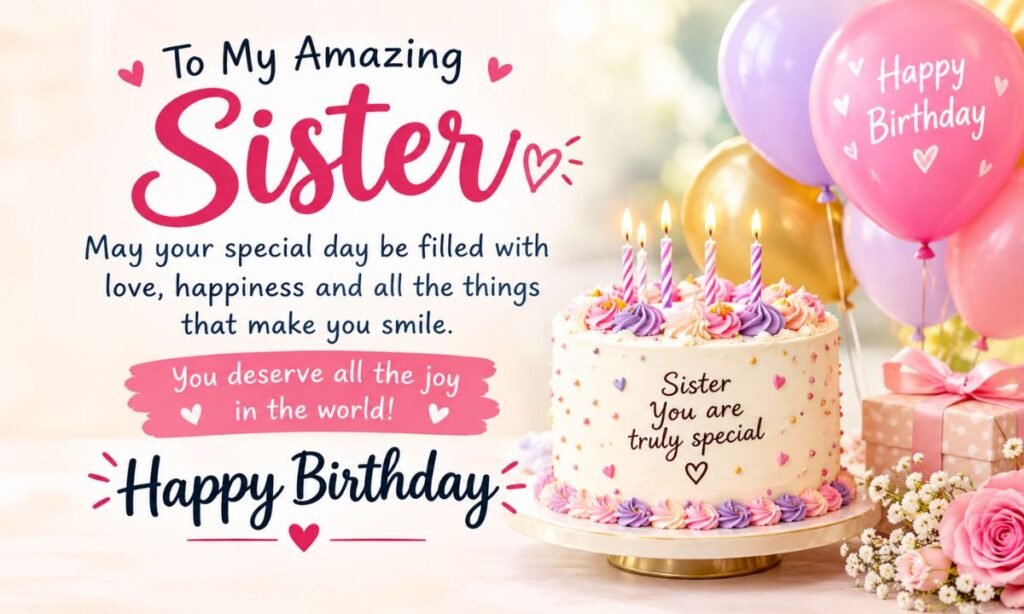 Unique Birthday Wishes for Sister