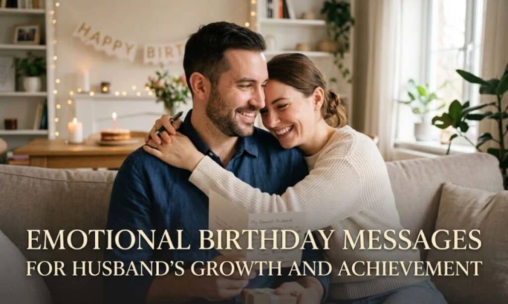 Emotional Birthday Messages For Husband’s Growth And Achievement