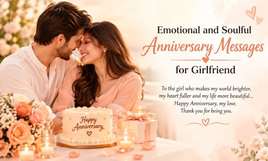 Emotional and Soulful Anniversary Messages for Girlfriend