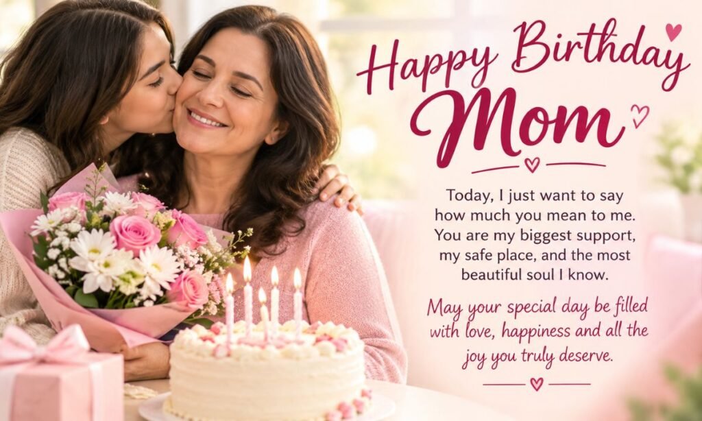 Emotional birthday wishes for Mom