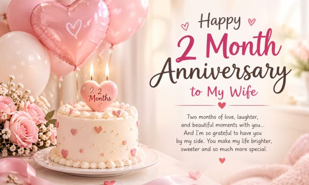 Happy 2 Month Anniversary to My Wife