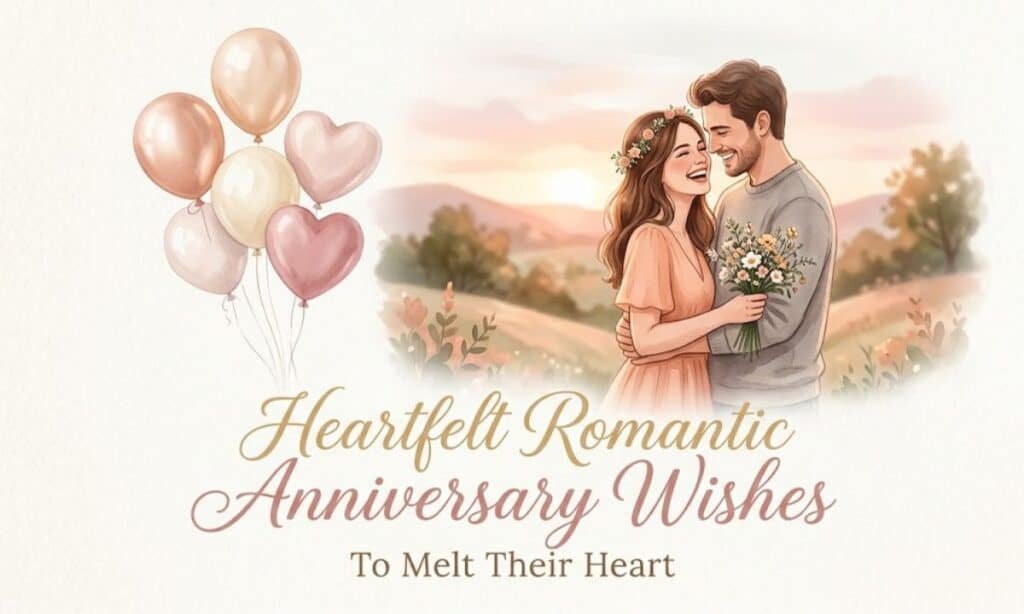 Heartfelt Romantic Anniversary Wishes To Melt Their Heart