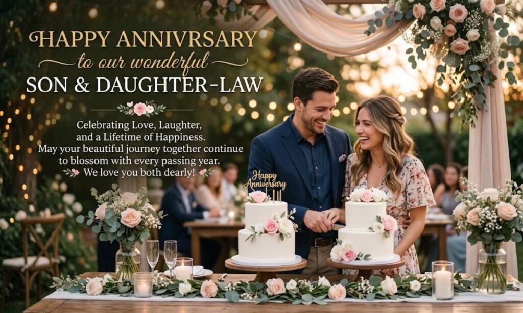 Inspirational Anniversary Wishes for Son and Daughter-in-Law