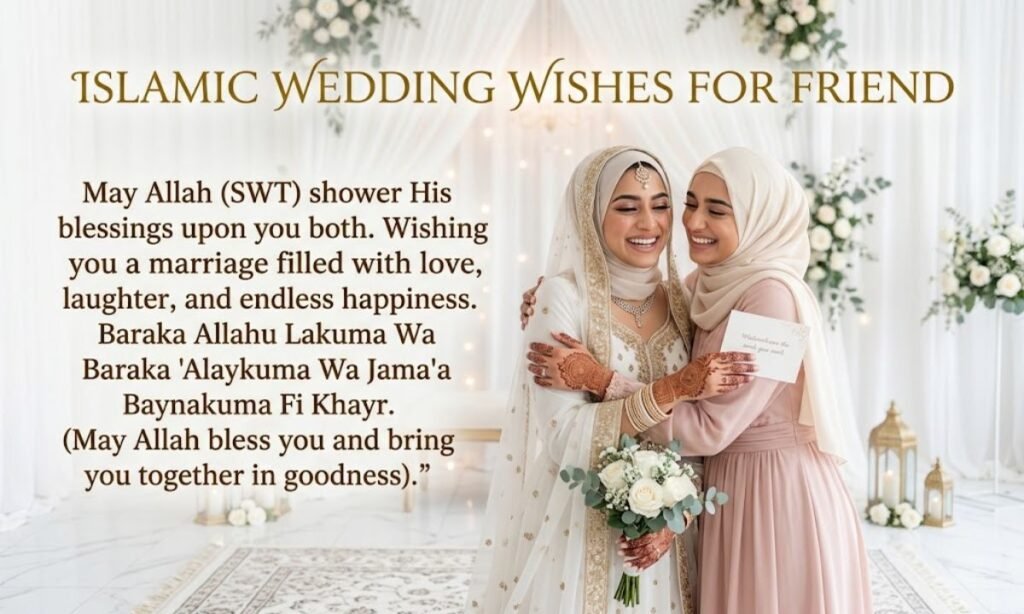 Islamic Wedding Wishes for Friend