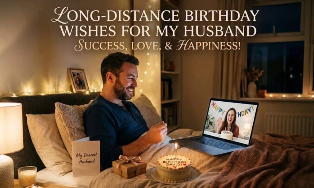 Long-Distance Birthday Wishes For Husband Success And Love 