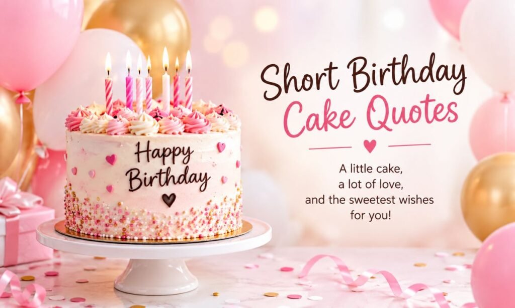 Short Birthday Cake Quotes