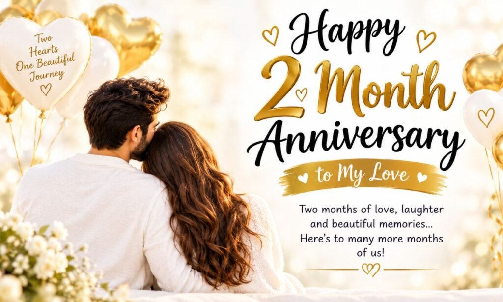 Unique Happy 2 Month Anniversary Wishes