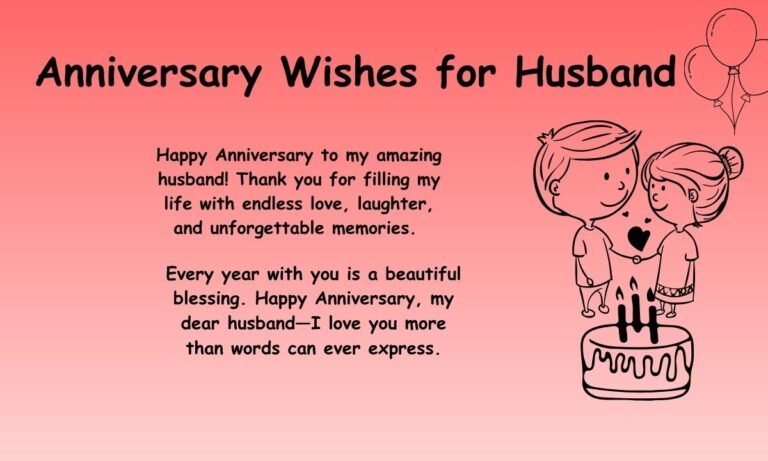 Anniversary Wishes for Husband