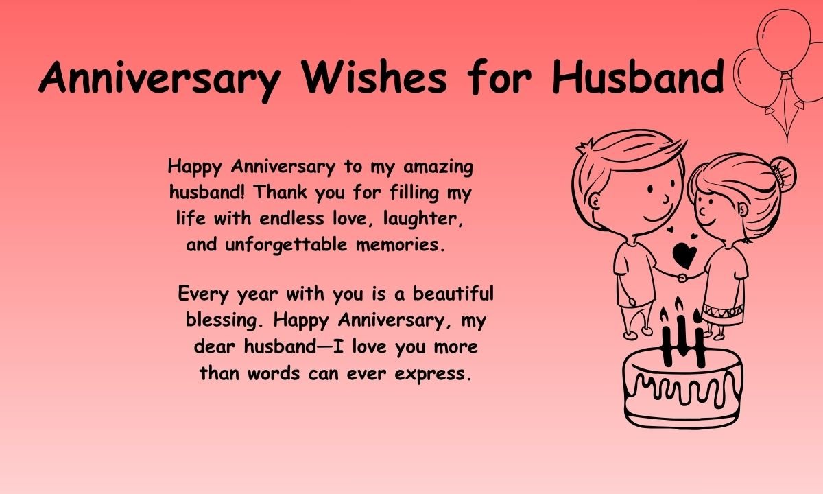Anniversary Wishes for Husband