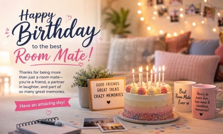Birthday wishes for roommate