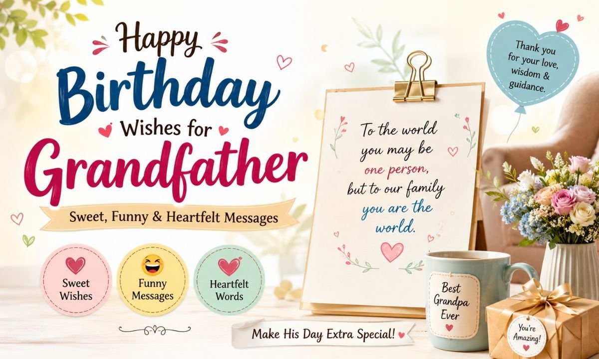 Happy birthday wishes for grandfather