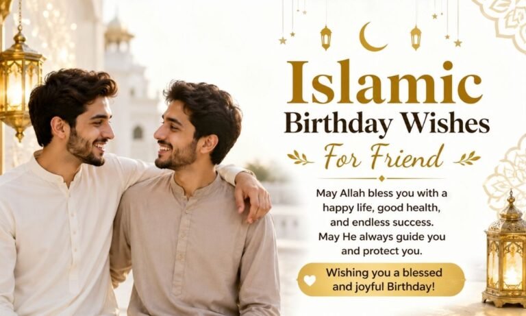 Islamic birthday wishes for friend