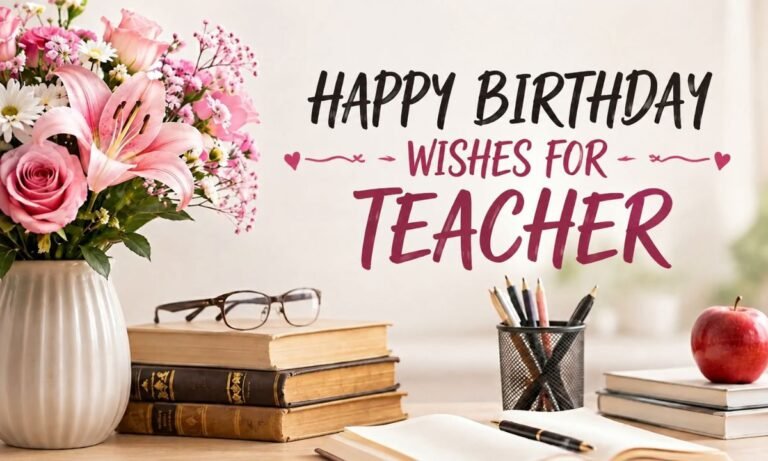 happy birthday wishes for teacher