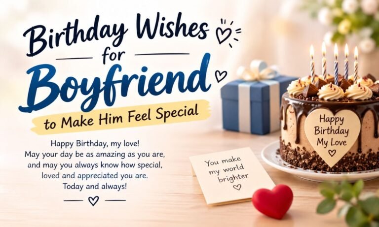 Birthday Wishes for Boyfriend to Make Him Feel Special