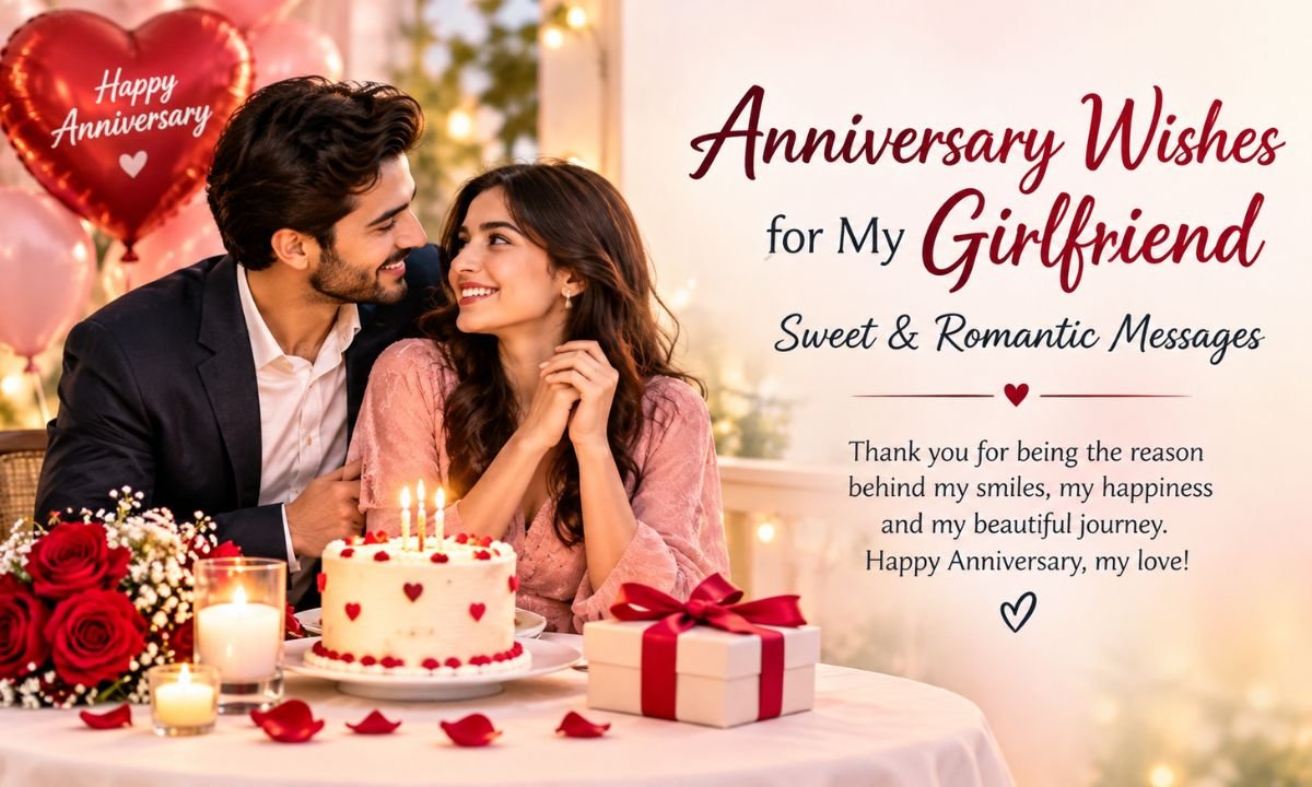 Anniversary Wishes for Girlfriend Sweet & Romantic Messages