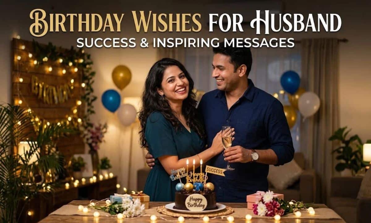 Birthday Wishes For Husband Success & Inspiring Messages