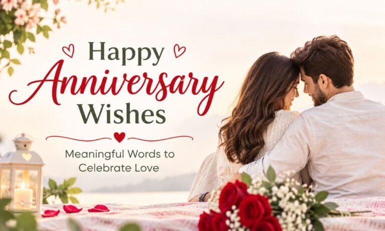 Happy Anniversary Wishes Meaningful Words to Celebrate Love