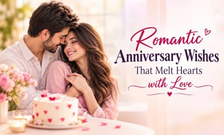 Romantic Anniversary Wishes That Melt Hearts with Love